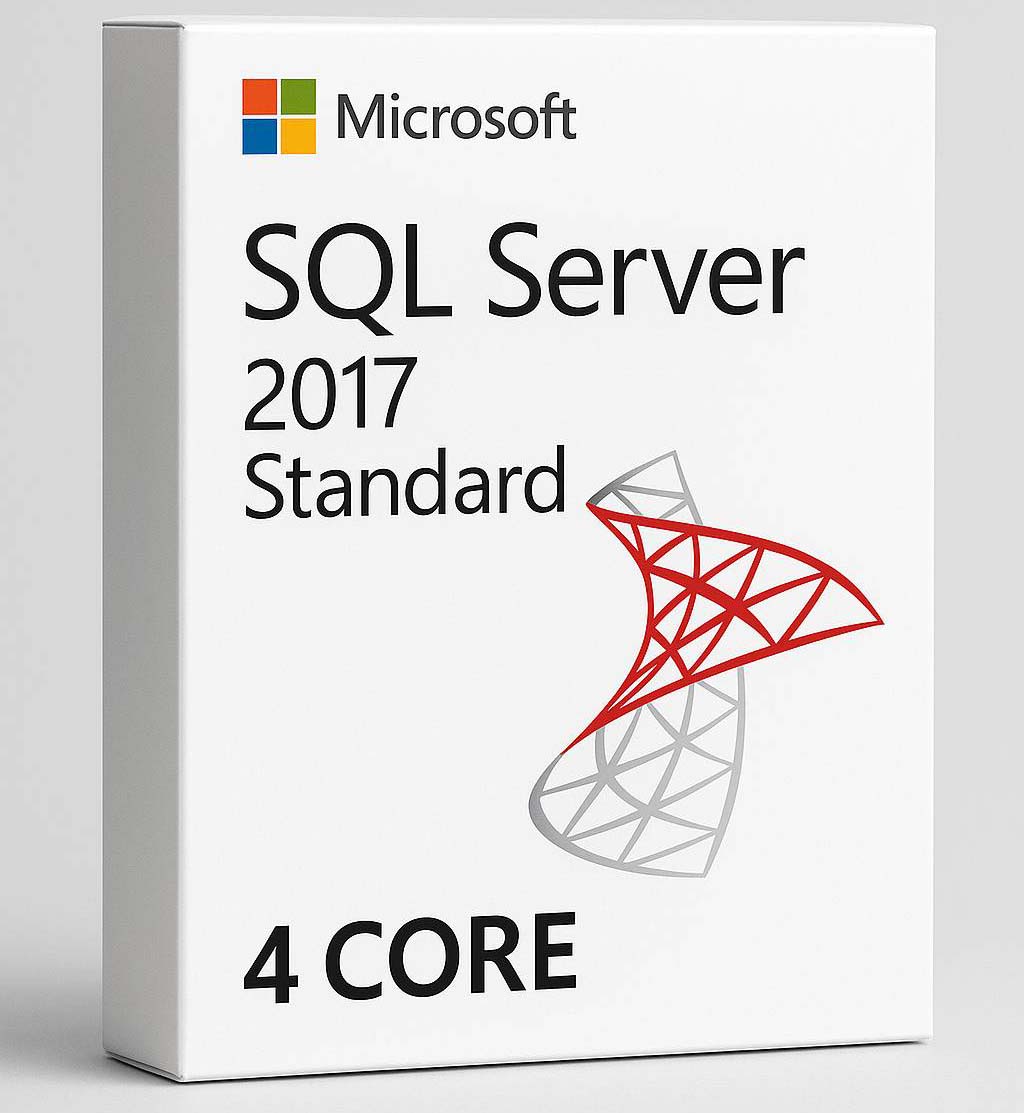 SQL Server 2017 Standard 4 Çekirdek Lisans