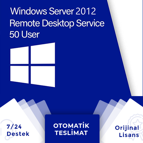 Server 2012 50 Kullanıcı CAL Fiyatı | Satın Al